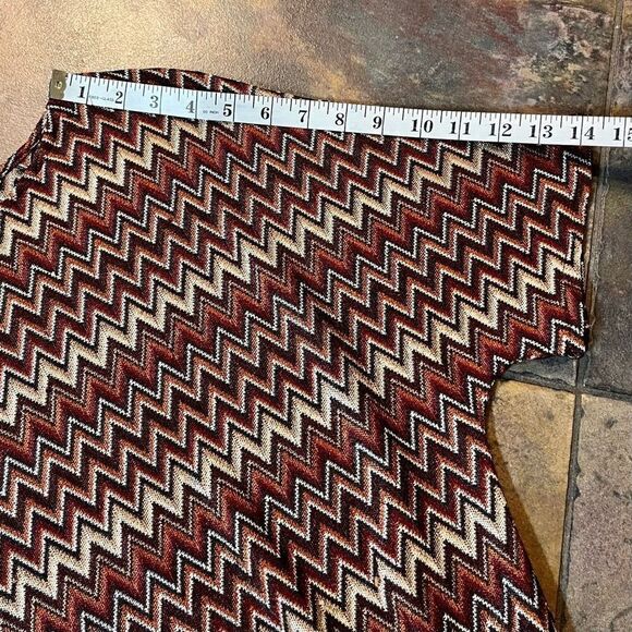 Worthington Petite Medium Chevron Tie Bottom Blouse - Picture 6 of 12